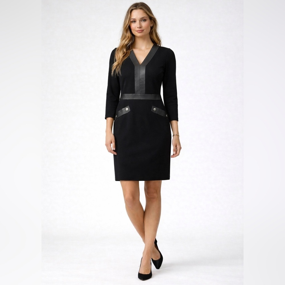 Nanette Lepore Black Sheath Dress